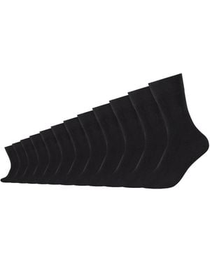 S.oliver Socken classic 12er Pack 35/38 black - Schwarz