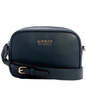 Guess Factory Barten Crossbody Voor - Blauw