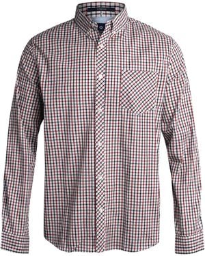 Ben Sherman Regular Fit Long Sleeve Button Down Shirt - Casual Dress Shirt For - Purple