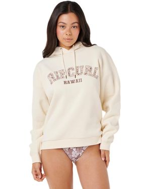 Rip Curl Varsity Pullover Hooded Sweatshirt - White