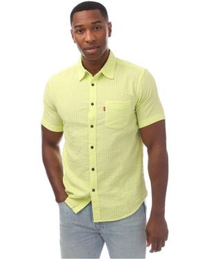 Levi's Shortsleeve Sunset 1-pocket Standard S/s Pkt Standrd - Red