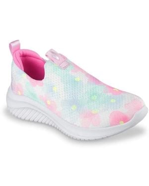 Skechers Floral Fab - Weiß