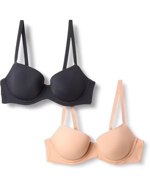 Amazon Essentials Balconette-Bügel-BH mit Mikrofaser gefüttert - Mehrfarbig