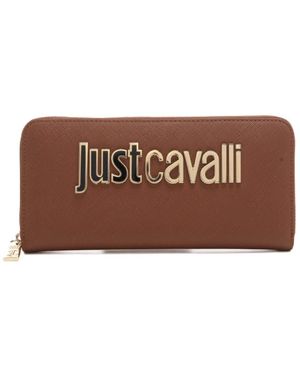 Just Cavalli Portafoglio da donna 77RA5PB1 ZS766 RANGE B METAL LETTERING Colore Marrone 752