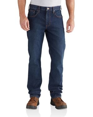 Carhartt Rugged Flex Relaxed Straight Leg Jeans Arbeitshose Rugged Flex Relaxed Straight Leg Jeans - Blau