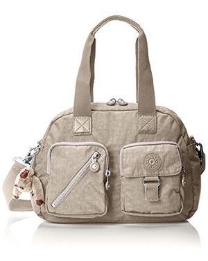 Kipling DEFEA Borsa a Tracolla Donna, (Pastel Beige), 33x24.5x19 cm - Neutro