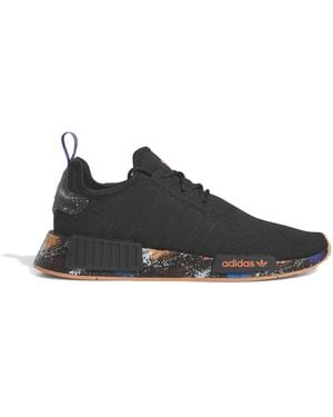 adidas Mens Nmd R1 Lace Up Trainers Shoes Casual - Green, Core Black, 4 Uk