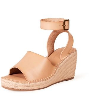 Amazon Essentials Comfortable Wedge Espadrille Sandal - Brown