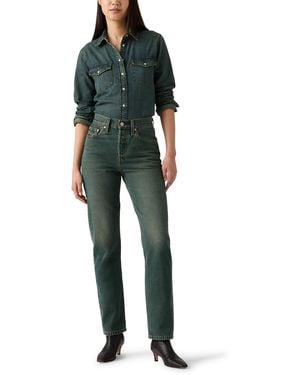 Levi's 501 Original Jeans Verdant Ventures Blue 29 32 - Green