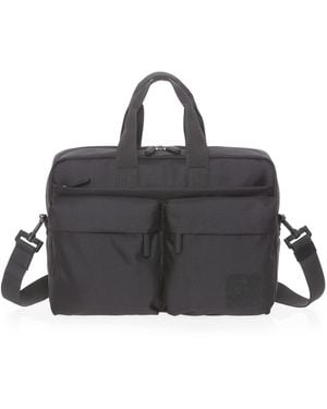 Mandarina Duck District Briefcase Black Ink - Nero