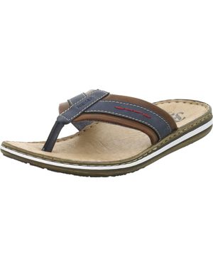 Rieker Schuhe Pantoletten Blau Freizeit