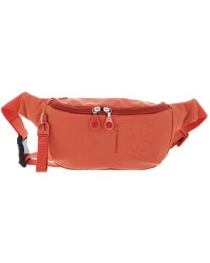 Marsupio Mandarina Donna Hunter Bum Bag | Nylon Con Ecopelle | Regolabile - Foto 4