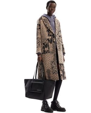 Desigual Classic Coat - White