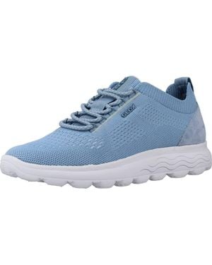 Geox D Spherica Sneaker - Blauw