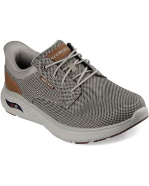 Skechers Arch Fit Crosser-ruger Sneaker - Grijs