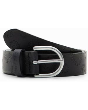 Desigual Belt_Embossed Cintura - Nero