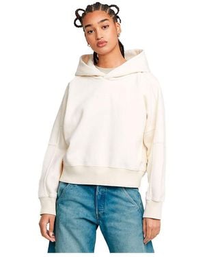 G-Star G-Star para Mujer Sudadera con Capucha Embossed Oversized - Blanco
