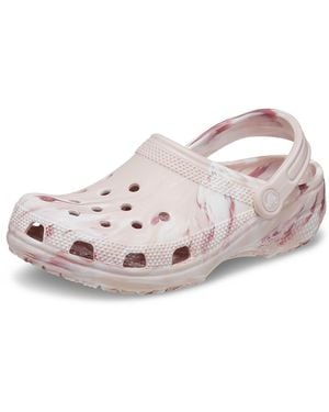 Crocs™ Classic Marbled Clog Quartz/multi Size 6 Uk / 7 Uk - Pink
