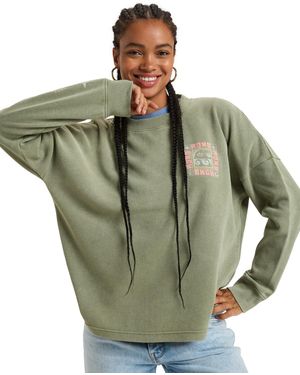 Roxy Long Sleeves Top For - Long Sleeves Top - Green