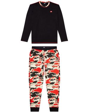 DIESEL UMSET-William Pigiama - Rosso