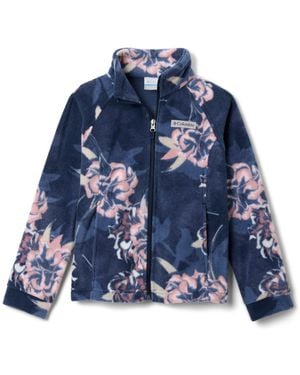 Columbia Benton Springs Ii Printed Fleece Jacket - Blue
