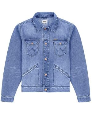 Wrangler 124 Mj Denim Jacket - Blue