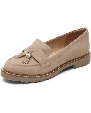 Rockport Kacey Tassel Loafer Flat - Natural