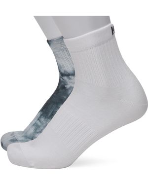 HUGO 2p Sh Rib Tie Dye Cc Short Socks - Blue