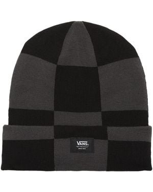 Vans , Knit Cuff-beanie, One Size., Asphalt, One Size - Black