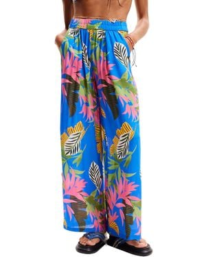 Desigual Swim_pant Tropical Party - Blauw