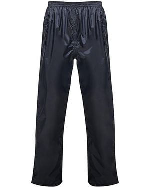 Regatta Pro S Packaway Waterproof Breathable Overtrousers - Blue