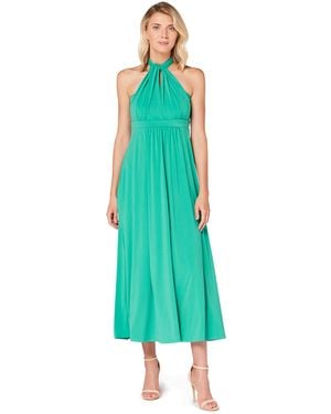 TRUTH & FABLE Maxi A-line Dress - Green