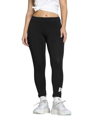 PUMA Leggings a 3/4 con Logo Ess N. 1 da Donna S Black - Nero