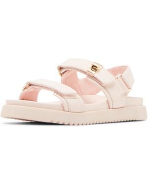 Steve Madden Mona Flache Sandale - Pink