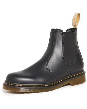 Dr. Martens Unisex Vegan 2976 Felix Platform Chelsea Boots Black Felix Rub Off