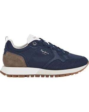 Pepe Jeans Ari Club Trainers Uk 6 Navy - Blue