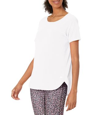 Amazon Essentials T-Shirt Girocollo Leggera Studio con vestibilità Comoda - Bianco