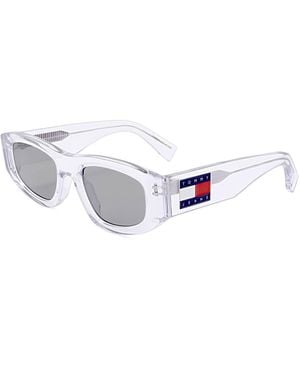 Tommy Hilfiger Gafas de Sol TJ 0087/S 900 CRYSTAL 52/22/150 UNISEX - Negro