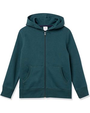 Amazon Essentials Sudadera de Forro Polar con Capucha y Cremallera Niño - Verde