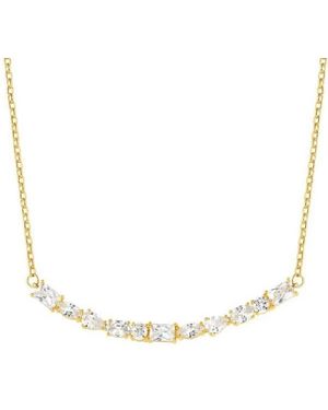 Nomination Color Wave Necklace 149802/014 with zircons. - Mettallic