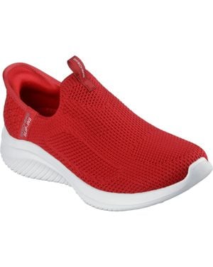 Skechers Ultra Flex 3.0-easy Win Hands Free Slip-ins Sneaker - Red