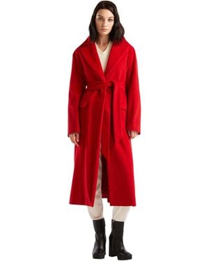 Benetton Cappotto 2YDTDN032 - Rosso