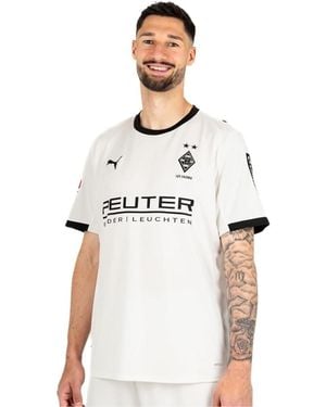 PUMA Offizielles Heimtrikot "Home 25/26" | Borussia Mönchengladbach | Kurzarm - Weiß