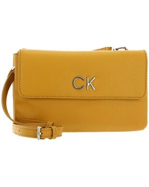 Calvin Klein Re-Lock DBL Crossbody Bag PBL Monarch Gold - Multicolore