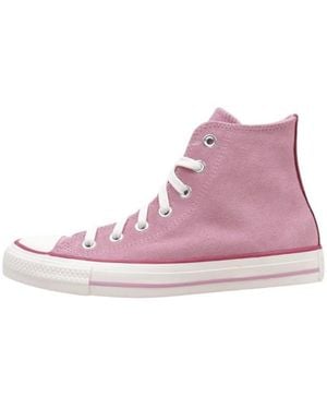 Converse Sneakers Chuck Taylor all Star Contrast Suede Rosa da Donna 38
