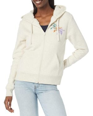 Amazon Essentials Disney | Marvel | Star Wars | Princess Sweats à Capuche avec Fermeture éclair intégrale et Doublure en Polaire Sherpa - Blanc