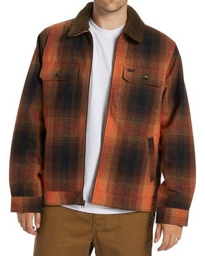 Billabong Barlow Sherpa Lined Jacket - Brown