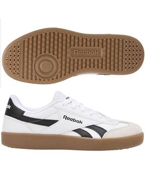 Reebok Smash Edge S Zwart Wit Gum Trainers - Bruin