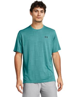 Under Armour Tech Vent Geotessa T-shirt In Blue