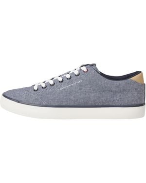 Tommy Hilfiger Hi Vulc Chambray Trainers Eu 40 Man - Blue